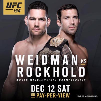 Weidman vs Rockhold, The Real Headliner of UFC 194